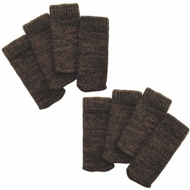Cogit Woody Walnut Chair Socks, 2 Pairs (Prevents Floor Scratches and Friction Noises)