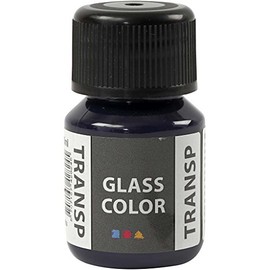 Creativ Company Glass Color Transparent, Navy Blue