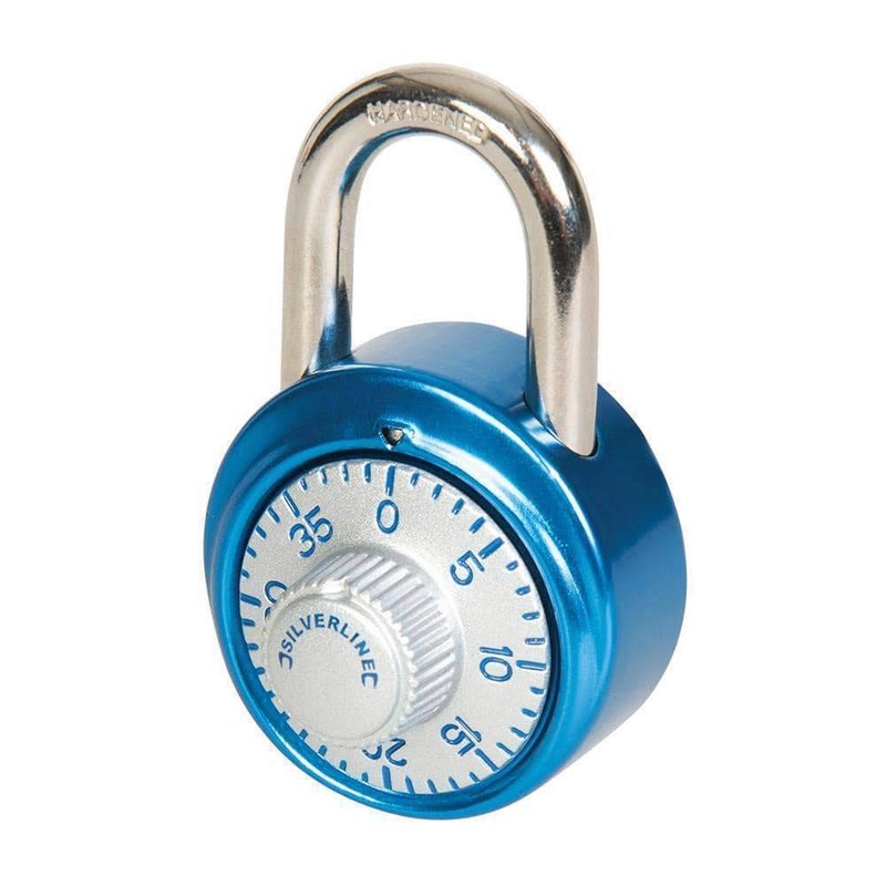 Silverline 340577 Dial Combination Padlock 40 mm