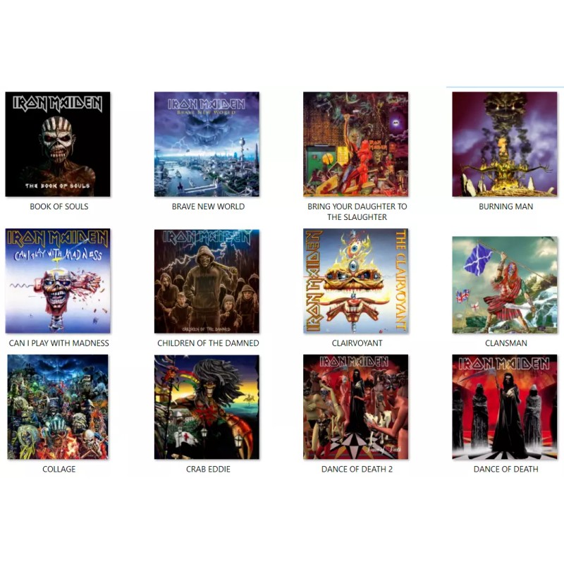 Iron Maiden: The Trooper ceramic coaster 4.25 x 4.25 new