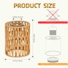 HALIGATE Rattan Lamp Shade Small Boho Shades Replacement 1-5/8 inch
