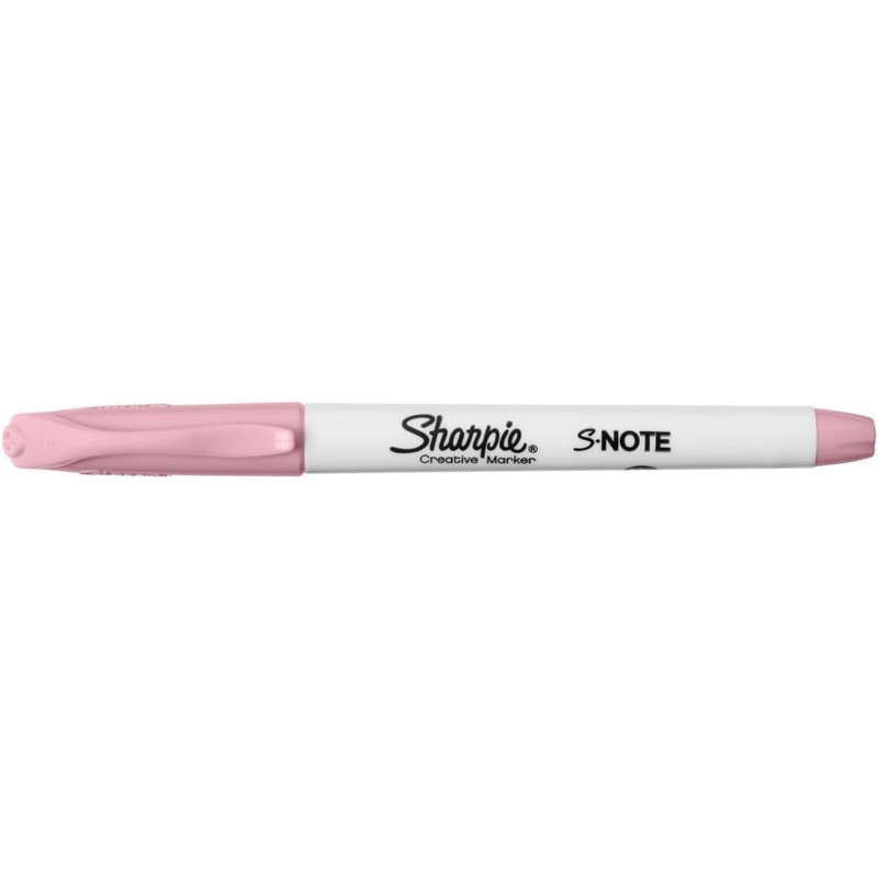 Sharpie S-Note Resaltador/Marcador de Texto Creativo, Punta Cincel, Surtidos, 4
