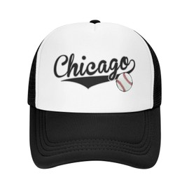 Gwokloeng Chicago W Hat Men Women Unisex Baseball Caps Graphic Cap