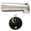 Westbrass E507DUS-07 Universal Fit 7" Diverter Tub Spout, Zinc, Satin