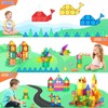 Soyee Magnetic Building Blocks Set for Toddlers STEM Toys Color