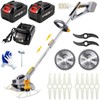 YEXLXLN 6000mAh Electric Weed Wacker Cordless, Battery Powered Weed Eater
