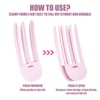 2pcs Wind Shaping Styling Comb, Pink Fluffy Bangs Hair Comb