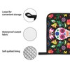 Colorful Rainbow Glitter Oven Mitts and Pot Holders Set of