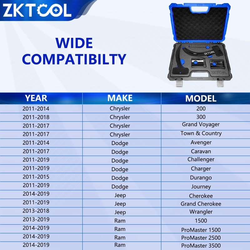 ZKTOOL 3.6 Pentastar Timing Tool Kit Compatible with Jeep Grand