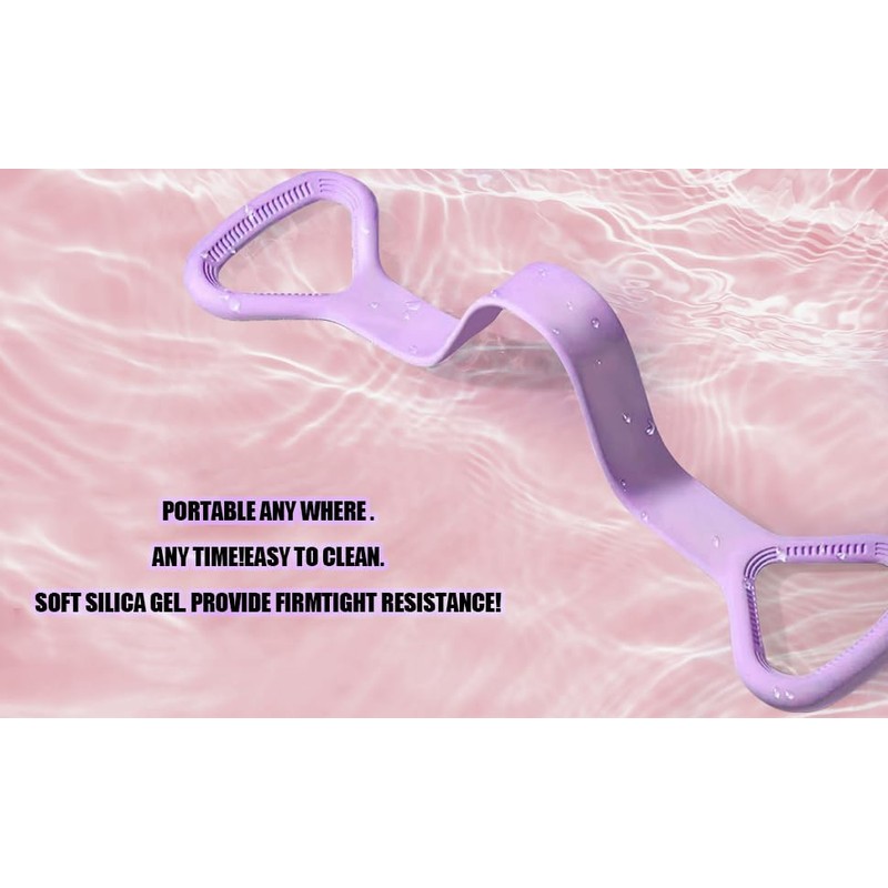 WEZCHUGHAOL Fitness Resistance Band, Arm|Back Training Elastic Ropes - Pure