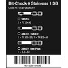 Wera Bit-Check 6 Stainless 1 SB Bit set, PZ/TX/HEX, 6