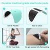 Tens Unit Wireless Electrode Pads 4 Pack, with Standard 3.5mm