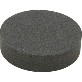 MARSHALLTOWN Double-Sided Tile Stones & Rub Bricks, Round Shape, 4" x 1" Black 60-90 Grit Stone, 16531
