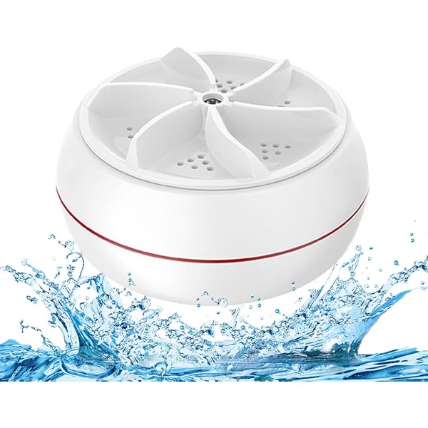 Mini Portable USB Washing Machine | Ultrasonic Turbo Washer for