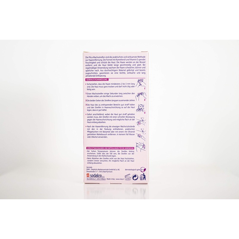 Pilca Cold Wax Strips for the Face - Hair Removal