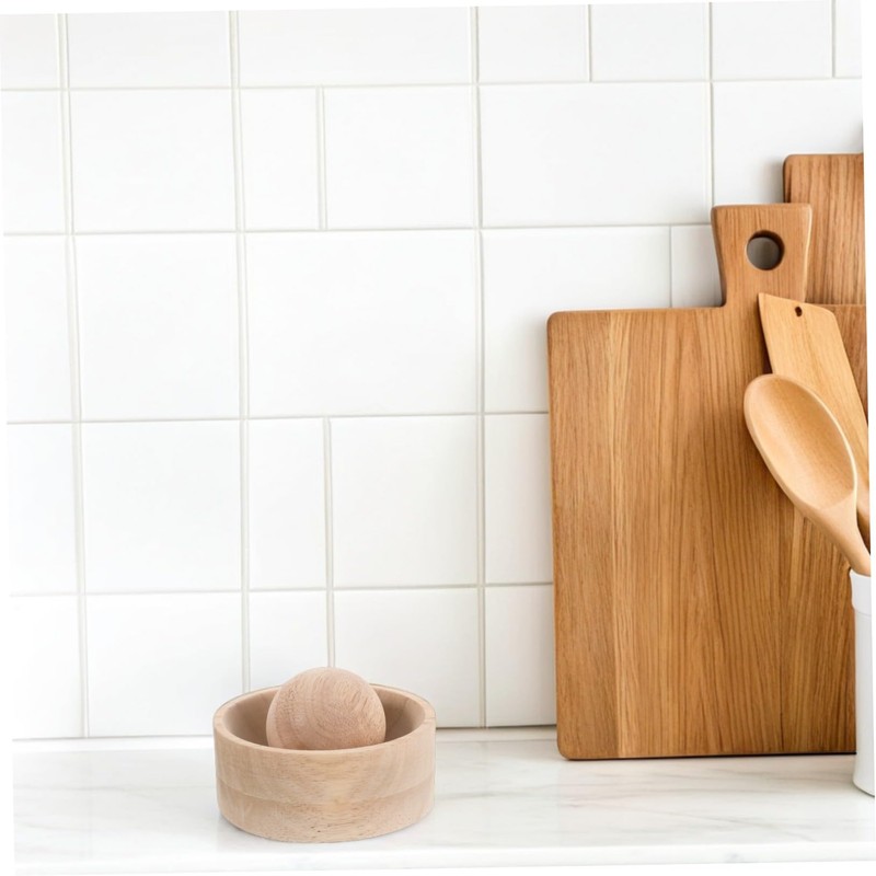 BESPORTBLE Wooden Dumpling Maker Mold with Manual Dough Press for