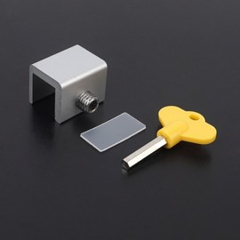 Adjustable Window Stopper & Lock (Child/Pet Safety & Security) Window Lock (1-Hole) 5ea