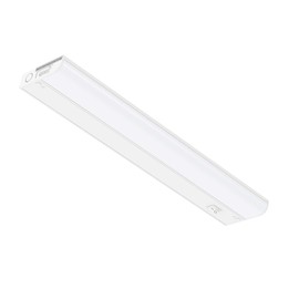 GETINLIGHT Dimmable Hardwired Only Under Cabinet LED Lights, 18-inch, Soft White(3000K), Matte White Finished, ETL Listed, IN-0201-12-WH