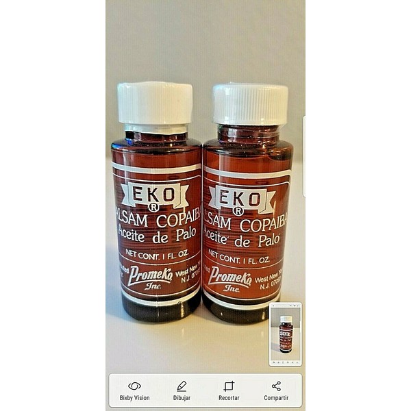 2 Pack EKO Balsam Copaiba Stick Oil Aceite de Palo 1 oz.
