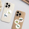 500PCS Round Dinosaur Stickers 2.5cm Kids Reward Stickers 8 Patterns