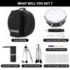 Seteol Snare Drum Set, 14" x 5.5" Marching Snare Drum
