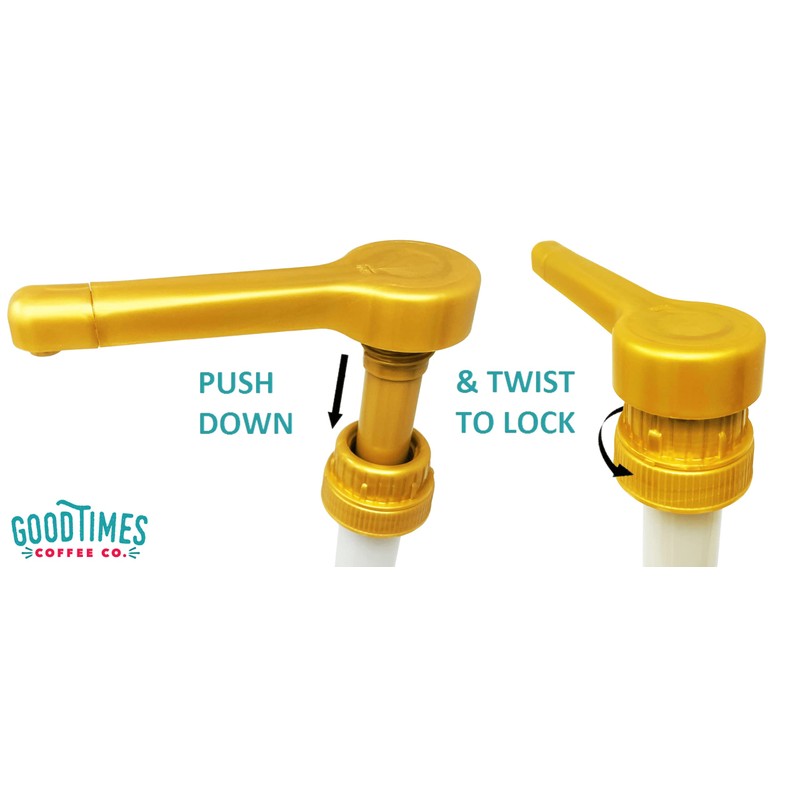 Sauce Pump Dispenser for Torani 64 Ounce Bottles