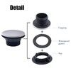 2 Pack Kitchen Faucet Hole Covers, Stainless Steel Sink Hole