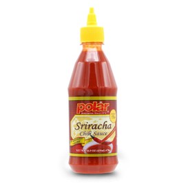 MW Polar Sriracha Chili Sauce 16.9 oz (Pack of 12), Hot Sauce for Pho, Breakfast, Eggs & Toast, Sandwich, Taco, Sushi, Spicy Mayo, No Artificial Colors