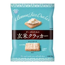 雪印メグミルク チーズのための玄米クラッカー 15g×8袋入