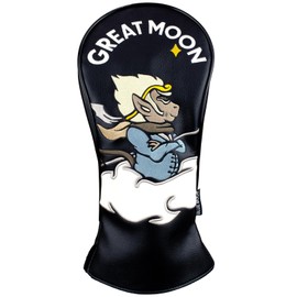 Blue Moon Head Cover for Driver DW [6 Series] [Ver.6.1 Saiyuki Son Goku] Golf Headcover Club Cover (Black)