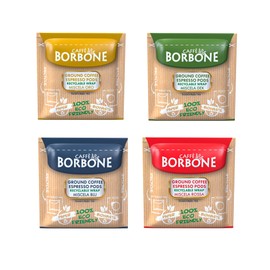 Caffè Borbone Espresso Paper Pods (50 Count) - Variety Pack, Single-Serve ESE Pods Roasted in Italy