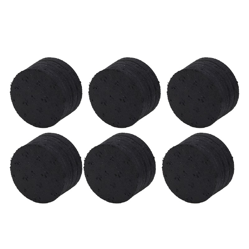 6pcs Pool Cue Tips Professional Multi Layers Billiard Pool Cue