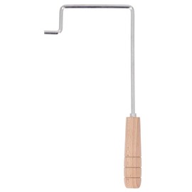 Miskall 4mm Guitar Truss Rod Wrench, Hex Key Solid Wood Handle Wrench Tool for Acoustic Guitar, Truss Rod Variable Deep or Narrow for Maintenance