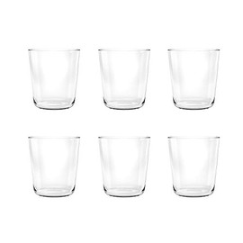 TarHong Simple Double Old Fashion Glass, Clear, 15.9 oz, Premium Plastic, Set of 6