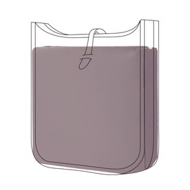 DGAZ Bag Pillow Shaper Insert for Luxury Handbags, Silky Pillow Shaper for Hermes Evelyne mini/29/33/40 Bags(Konjac purple,PM 29)