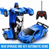 2.4GHz RC Transforming Car Robot Toy – One-Button Deformation Racing