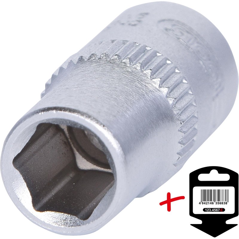 KS-Tools 917.1407-E 1/4 Hexagonal Socket, 7 mm