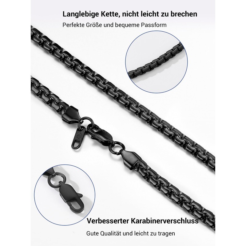 Prosteel Men's Venetian Chain with Lobster Clasp 4 mm /