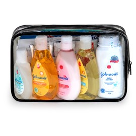 Baby Bath Essentials Travel Kit – Bedtime Soap Shampoo Lotion Wipes Rash Cream & Moisturizer – TSA Compliant All in One Baby Toiletries for Hassle-Free Travel.