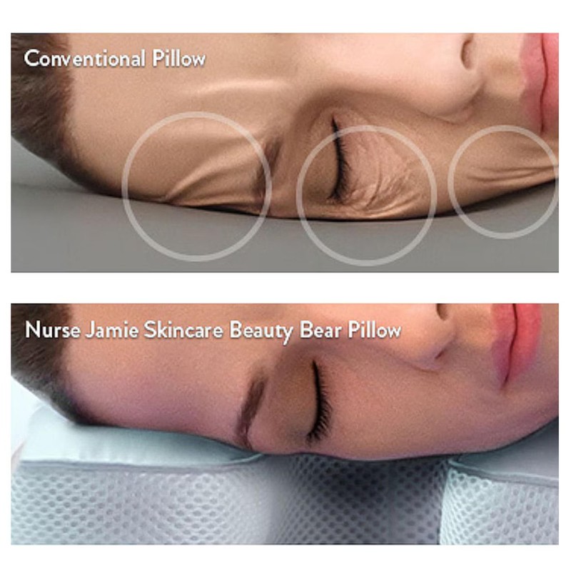 Nurse Jamie Beauty Bear Memory Foam Skincare Pillow Bamboo Rayon