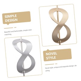 BIUDECO Elegant Gold Plated Hairpin Forks 2pcs French Hair Pins for Women's Hair Accessories Decor Simple Design