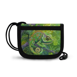 COEQINE Boys Wallets for Kids 4-6 8-10 with Coin Pocket for Change Cash Organizer with Lanyard Travel Neck Wallet for Men Sport Small Coin Purse Anti Theft Under Cloth