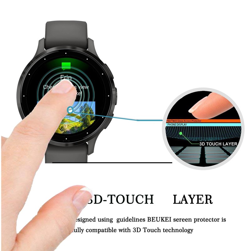 beukei ( 3 Pack Designed for Garmin Venu 3S Screen