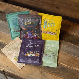 Mountain Valley Seed Company Wildflower Seeds Collection - 500,000+ Bulk Seeds - 6 Different Mixes Including Hummingbird & Butterfly, Save The Monarchs, Save The Bees, Shaded Woodland, Rocky Mountain, & Dryland Pollinator