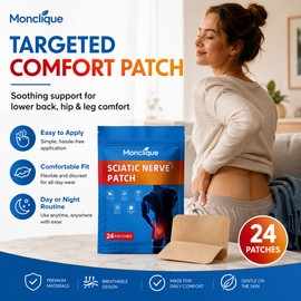 Hip & Lower Back Comfort Patches for Adults – Herbal-Inspired Massage Stickers for Daily Body Care