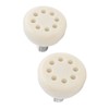 Roller Skate Toe Stops Rubber Lightweight Wearable Replacement Toe Stoppers