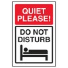 V Safety Quiet Please! Do Not Disturb 200 x 300mm