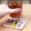 Thirstystone Become My Mother Single Tumbled Tile Stone Coaster with