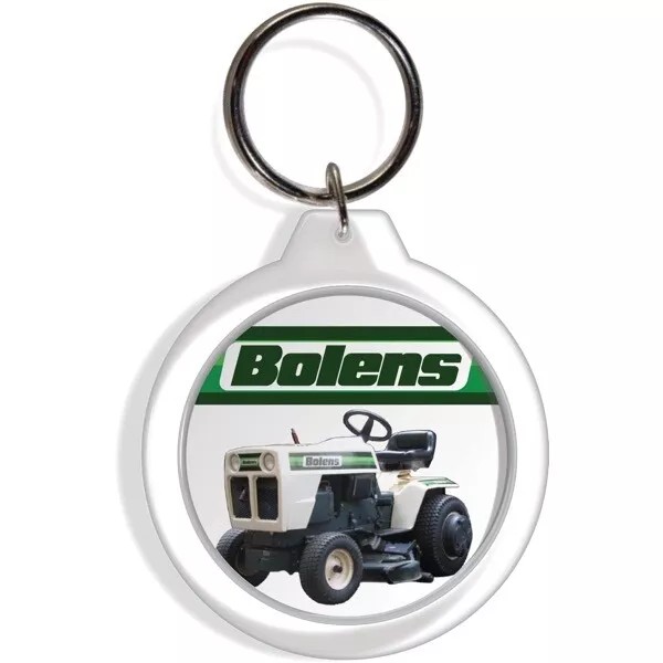 Bolens Garden Farm Tractor Keychain Keyring yard lawn mower holder