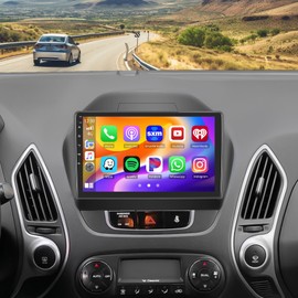 5G WiFi Car Stereo for Hyundai Tucson IX35 2010 2011 20112 2013 2014 2015, 10.1 Inch IPS HD Touch Screen Car Radio for Tucson IX35 Wireless CarPlay Android Auto 2G Ram 64G ROM